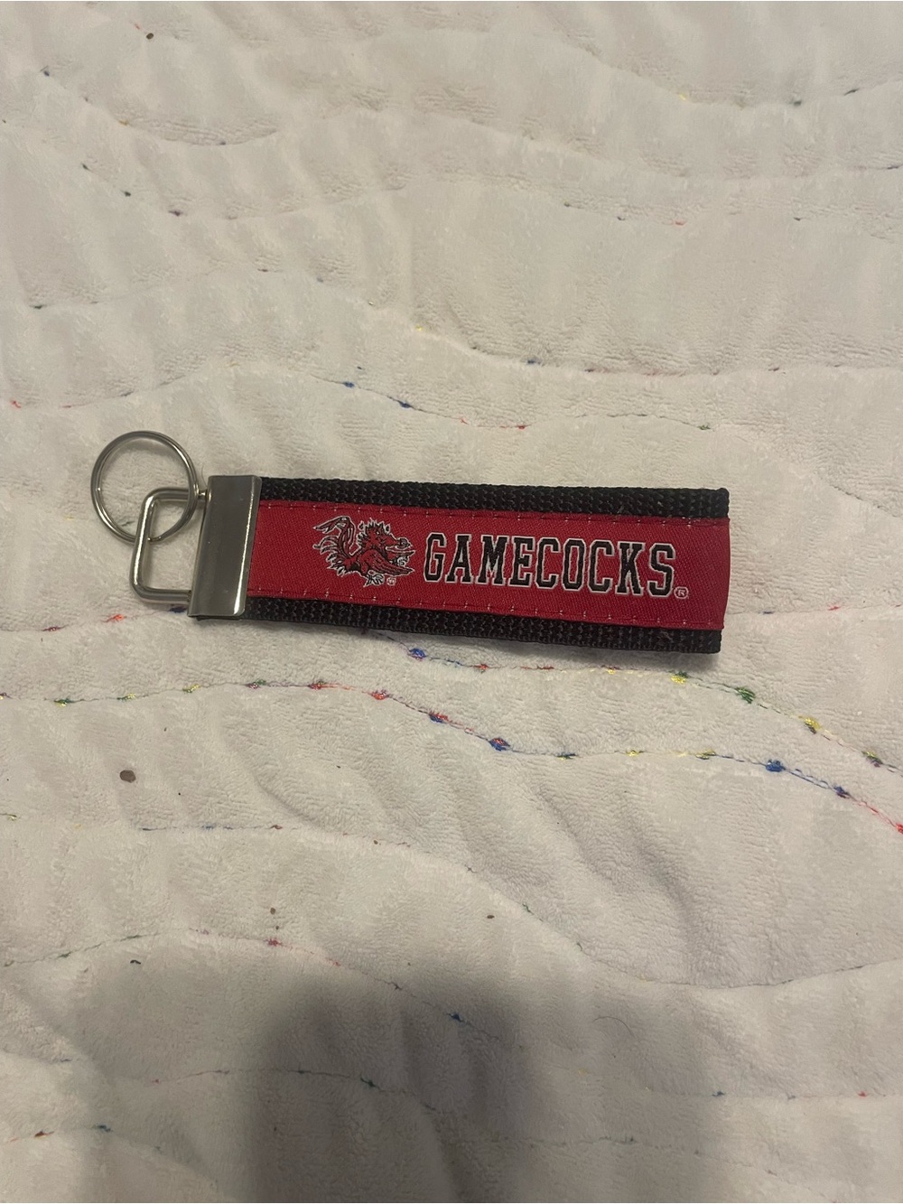 Champion Red and Black Gamecocks Key Fob